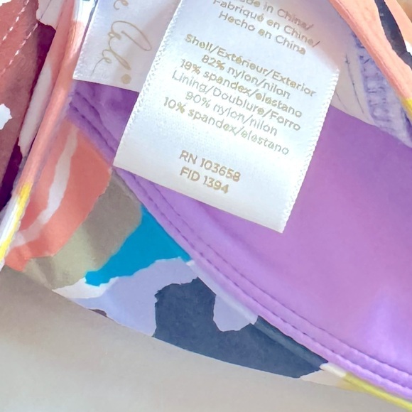 Plus Size Kashmir Paisley Retro Twist Tankini Top Swimsuit, swimwear - Picture 8 of 10